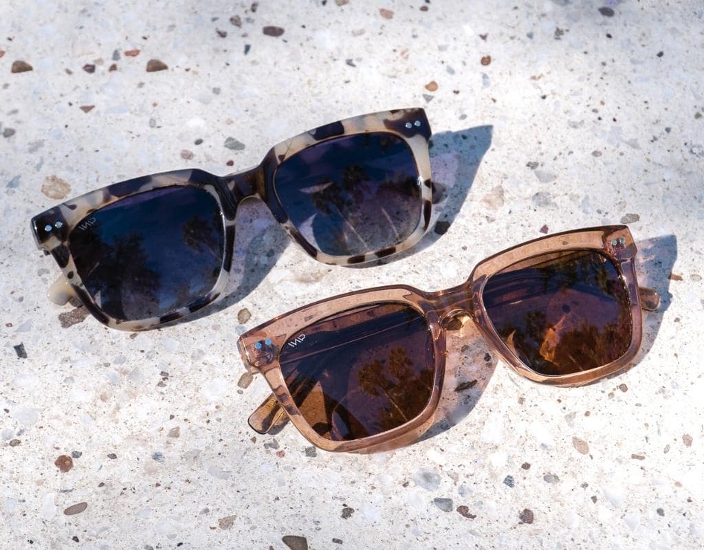 Contemporary square sunglasses for women